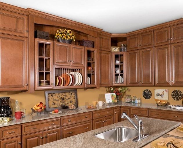 Wolf Kitchen Cabinets with Island Sink Granite Colored Counters
